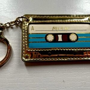 NWOT Kate Spade Cassette, Mix It Up bag charm or keychain